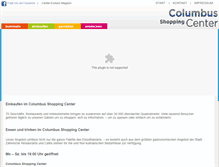 Tablet Screenshot of columbus-center.de